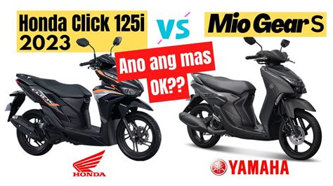 Honda Click 125i vs Yamaha Mio Gear Comparison .